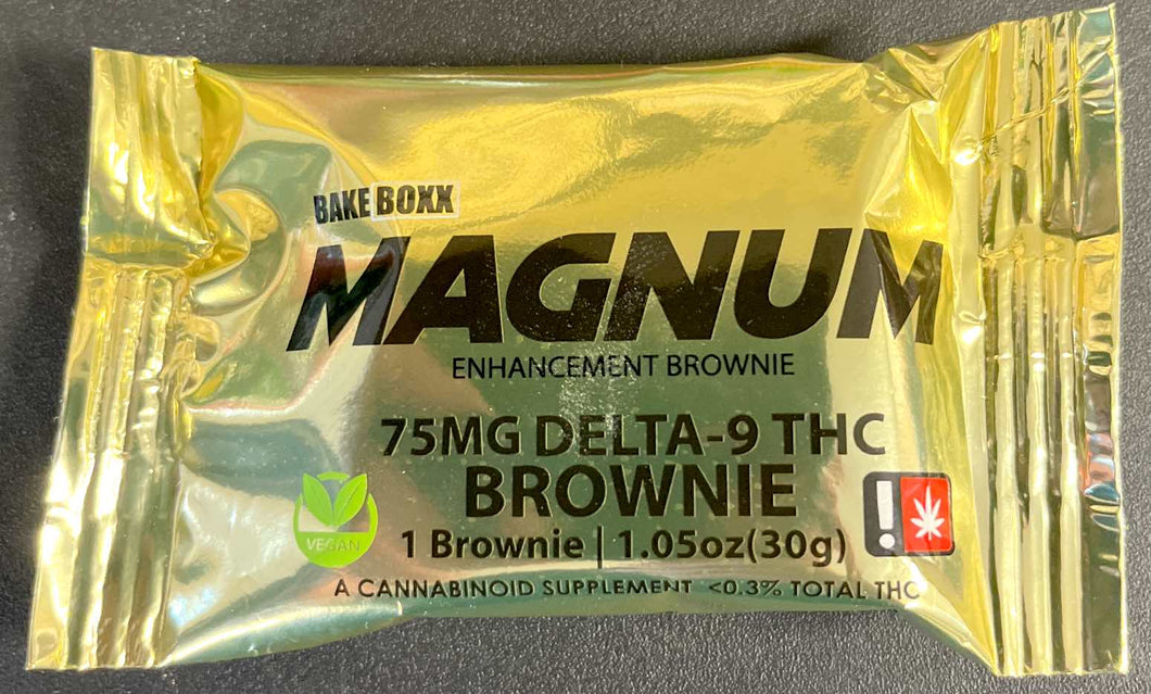 Magnum Enhancement Brownie 75mg D9 THC