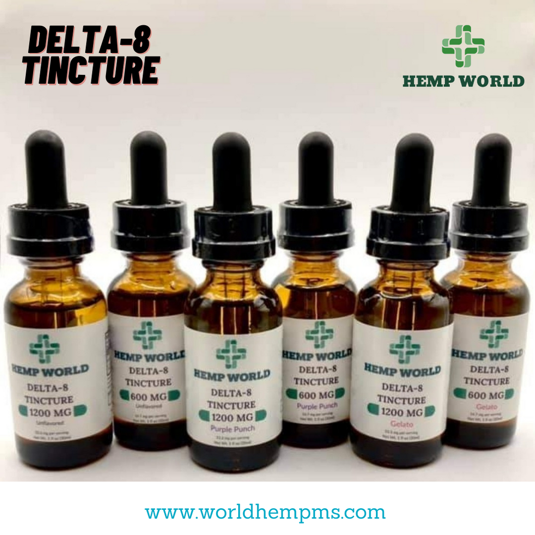 Hemp World Delta-8 Tincture/Oil