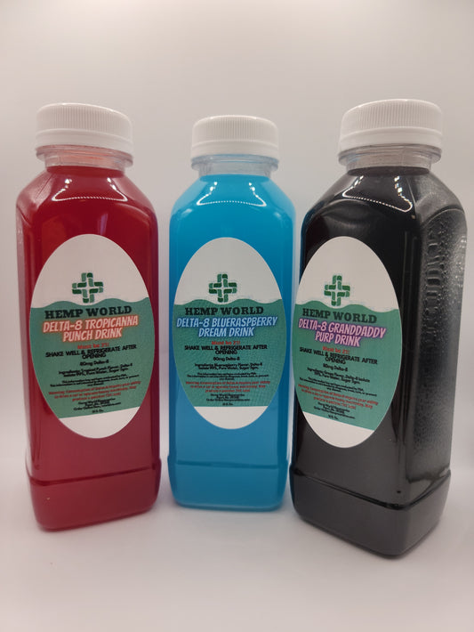 Hemp World Delta-8 Drinks